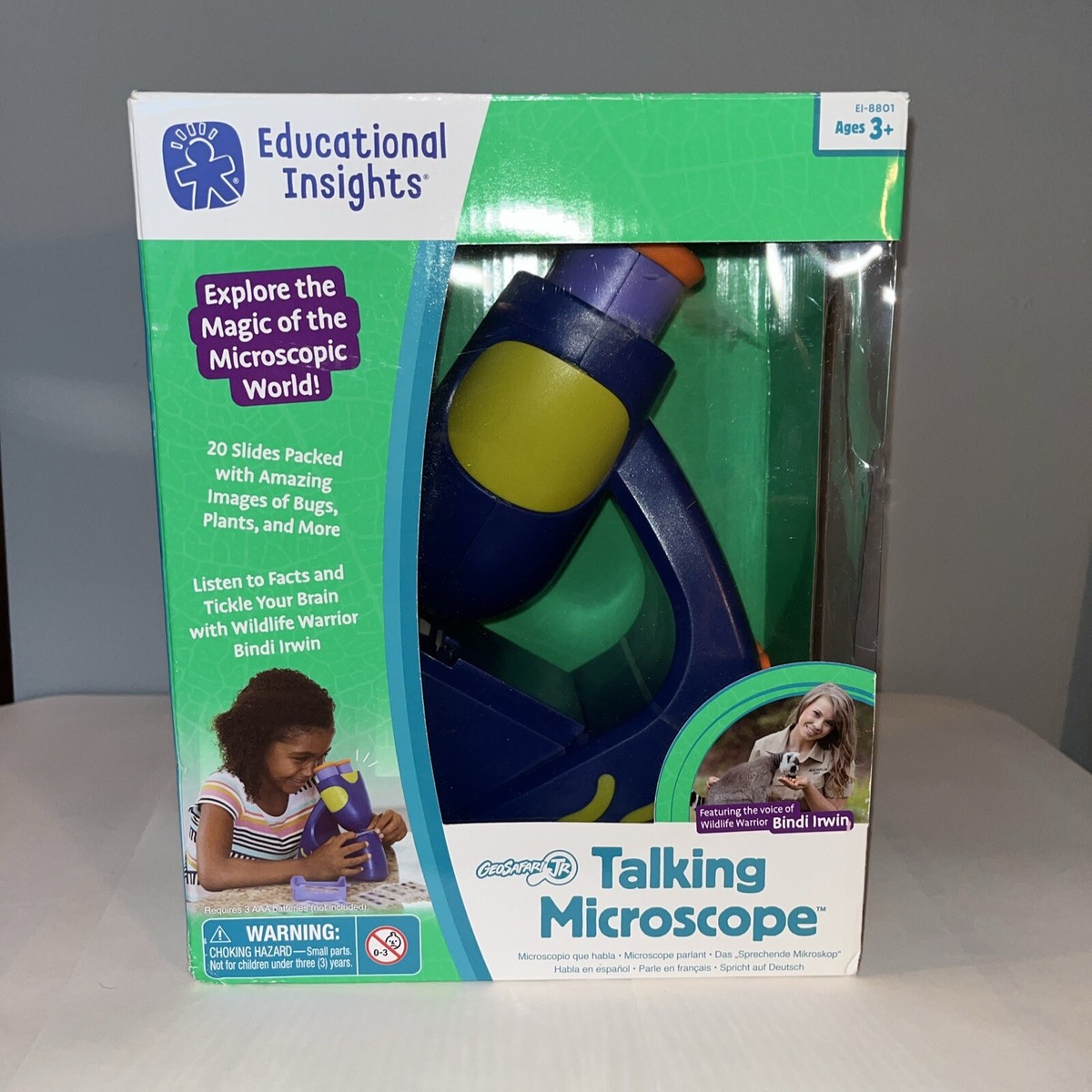 GeoSafari Talking Microscope Voice of Bindi Irwin New