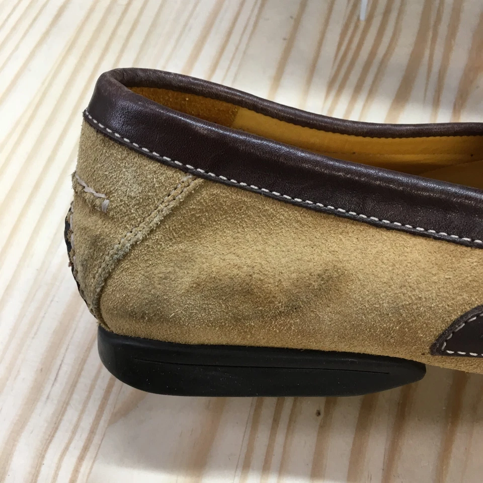 Bacco Bucci Zapatos Para Hombres 10 M Torrado Mocasines Marrón Sin Cordones Informales Cómodos Parte Superior Baja Foto 2 de 4