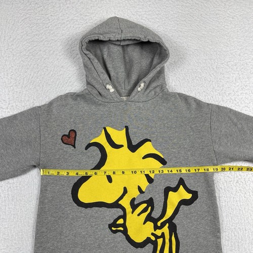 Zara Kids Sweatshirt Size 13-14 Peanuts Snoopy Woodstock Heart Cartoon Casual - Picture 7 of 11