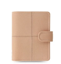 Filofax Classic Stitch Soft Pocket Organiser Peach 028530