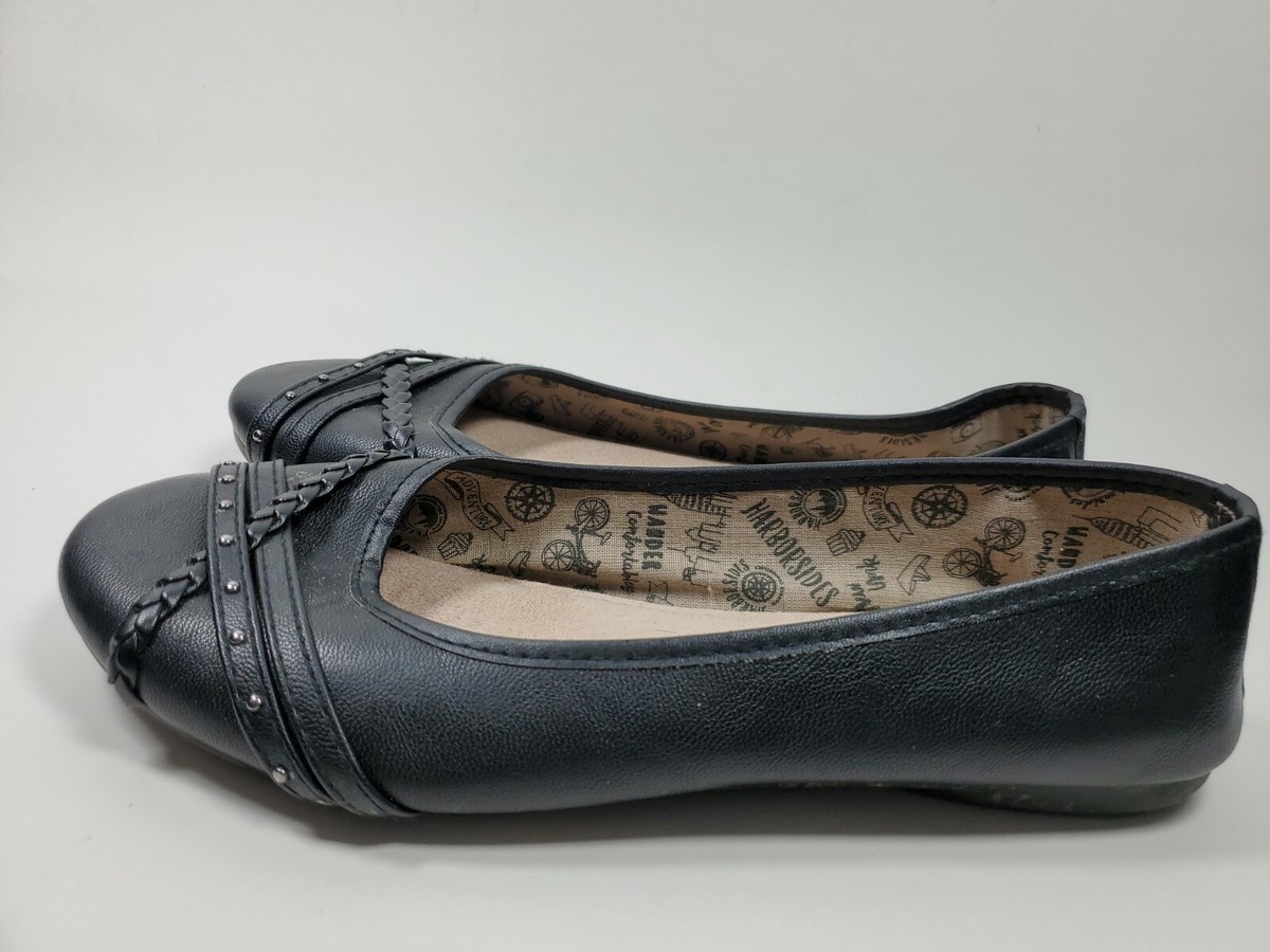Harborsides Memory Foam Women's Slip On Flats Shoes Size Faux