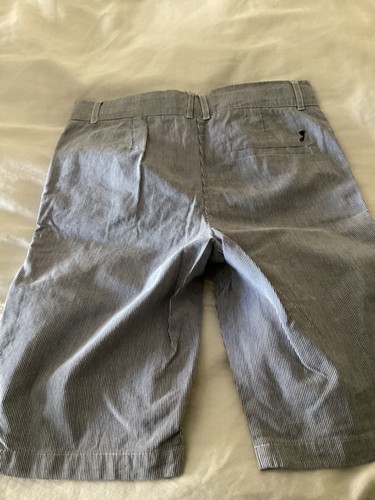 Jacadi boys size 10 navy striped shorts.... very chic. - Picture 10 of 12