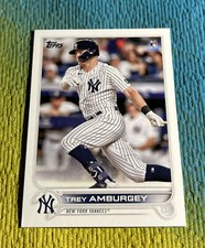 2022 Topps #140 Trey Amburgey NM-MT RC Rookie Yankees