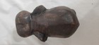 Wood Carved Elephant Statue Figurine Lucky Trunk Up — photo 4