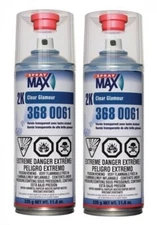 SprayMax 3680061 2K Glamour High Gloss Clear Coat ( 2-pack)