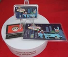 Disney Scrooge Mcduck Las Vegas Blue Lamborghini 1 oz  .999 Fine Silver Bar COA