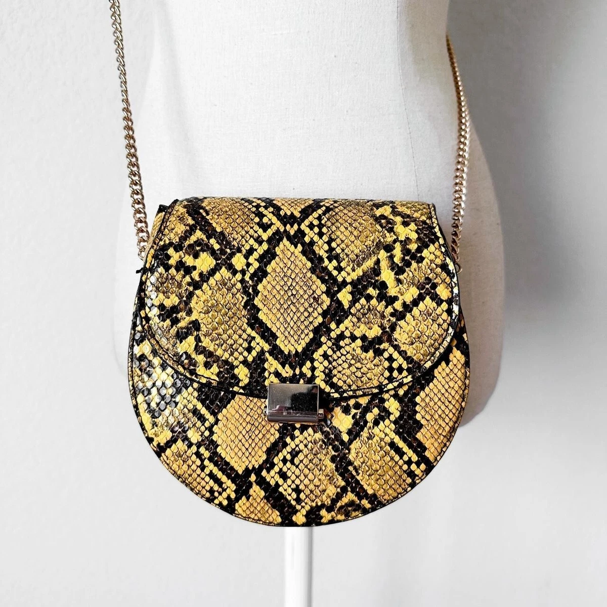 Mango hot sale gold bag