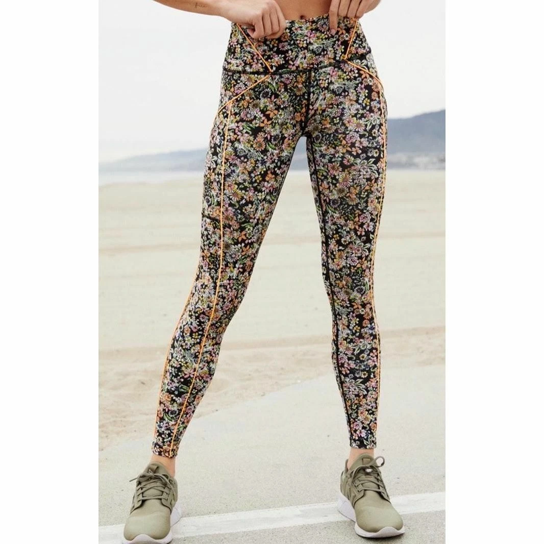 Free People Movement S Eden Printed Floral Legging New