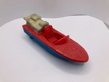 Vintage Zymox Spider-Man Toy Speedboat Rare Made in Hong Kong