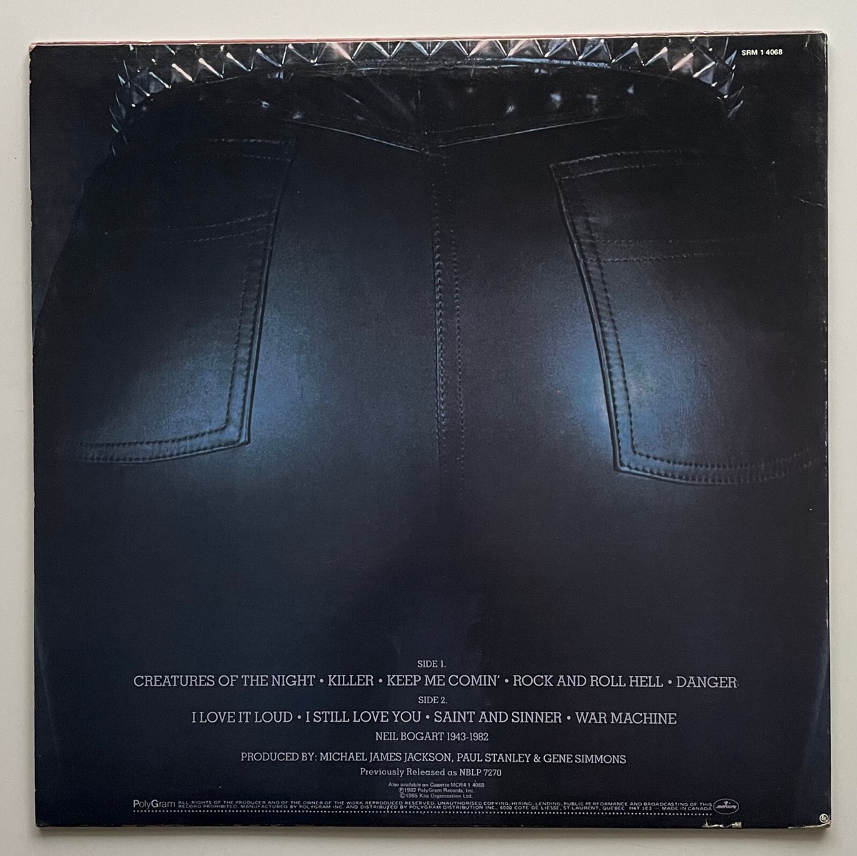 KISS Creatures of the Night レコード Kiss – Creatures of the Night 1982 Japan LP with obi