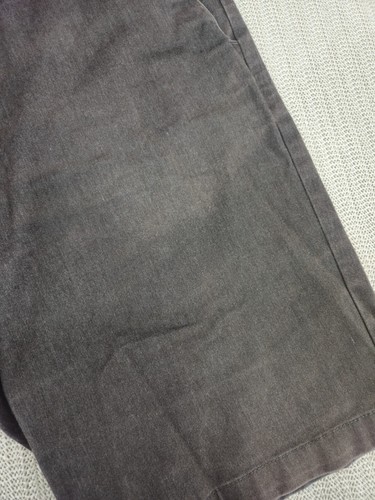 Volcom Shorts Mens Size 36 Charcoal Heather Gray Fade Stretch Chino Skate - Picture 4 of 13