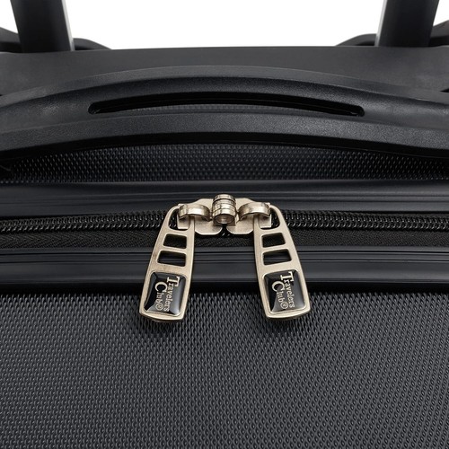 20-Inch Spinner Luggage - Unisex Black Hardside Case with Easy Maneuverability - Picture 9 of 9