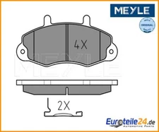 Brake pad set, disc brake Meyle 0252147018 for Ford