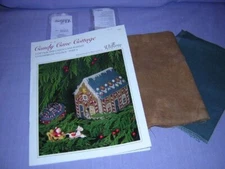 Victoria Sampler Candy Cane Cottage Pattern 2 Fabrics 2 Accessory Packs