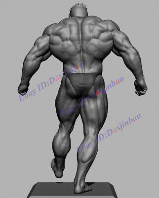 Custom Pop Blank Male Muscle Pose 3D Resin Printed. 