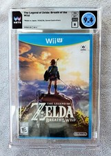 1ST PRINT Controller Error ZELDA BotW Breath Wild Nintendo Wii U PSA WATA 9.4 B 