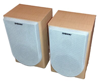 Sony SS-CNE3 Woodgrain Bookshelf Speakers TESTED