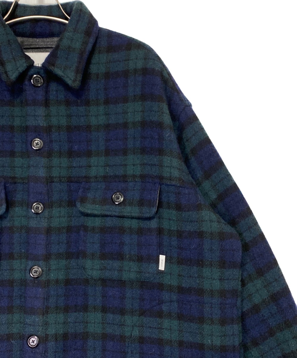 WTAPS WCPO02 JACKET WOPO MOSSER TEXTILE CRST Size: 1 Green WTAPS WCPO02 JACKET WOPO MOSSER TEXTILE CRST Size: 1 Green