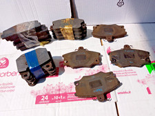 FRENI PASTIGLIE  VARI MODELLI  SET USATI X VARIE MARCHE PASTIGLIE FRENI