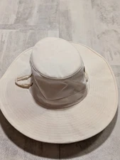 Tilley Endurables Hat 7 1/8 Cream Cotton Made In Canada Floats Repels Rain