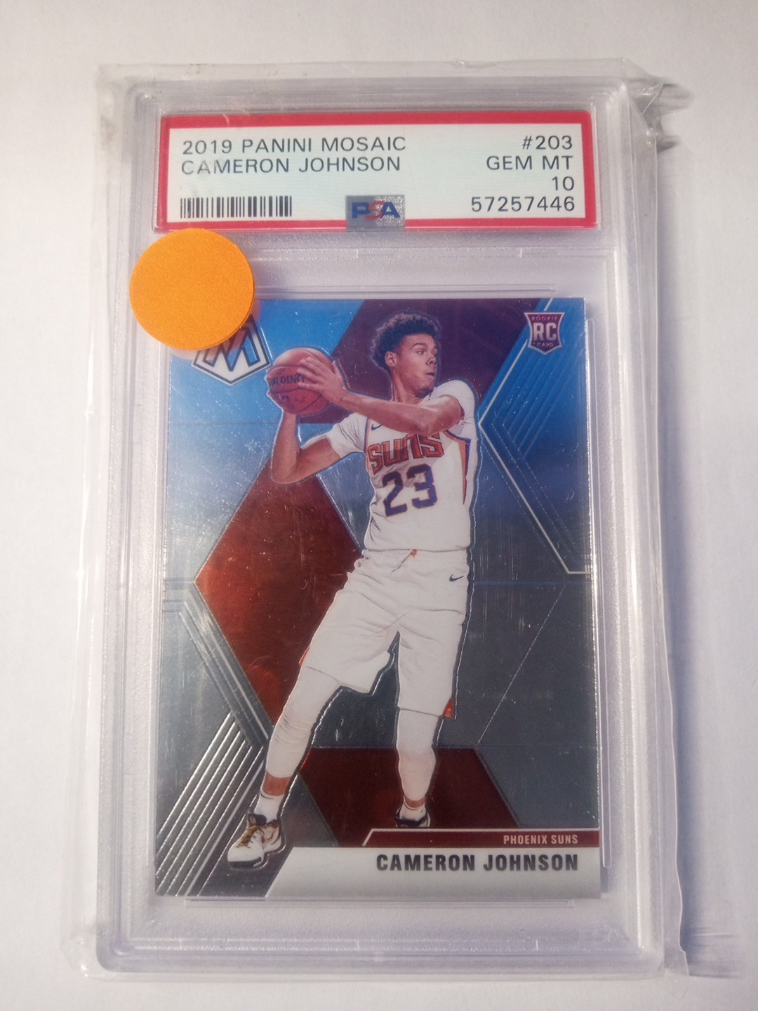 CAMERON JOHNSON ~ 2019 PANINI MOSAIC #203 PSA 10