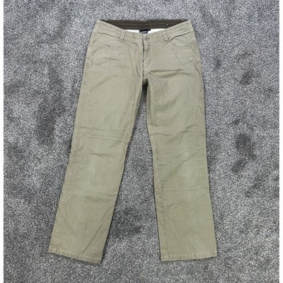 Kuhl Regular Fit Casual Pants Womens 12 Khaki Outdoor Hiking Trouser Trail Work