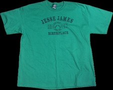 Camp David Clay County Historic Sites Jesse James Birthplace Mens Shirt Size XL