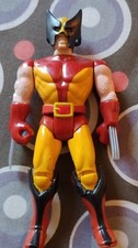Toy Biz Marvel Wolverine action figure Red Yellow Costume Removable Mask