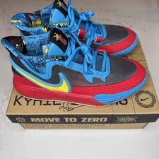 Nike Kyrie 8 GO SE GS Black Blue Red Yellow Sneaker Unisex Kids Size 7Y
