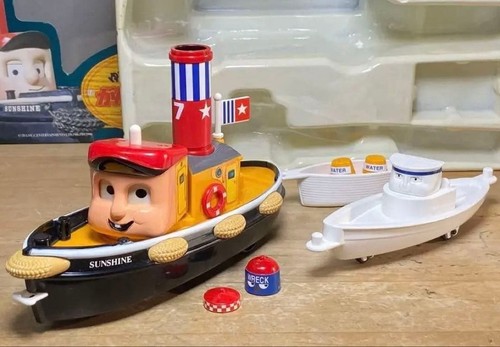 TUGS Wakuwaku Scale Sunshine Vintage Ship Vehicle Figure Takara Toy Used Japan