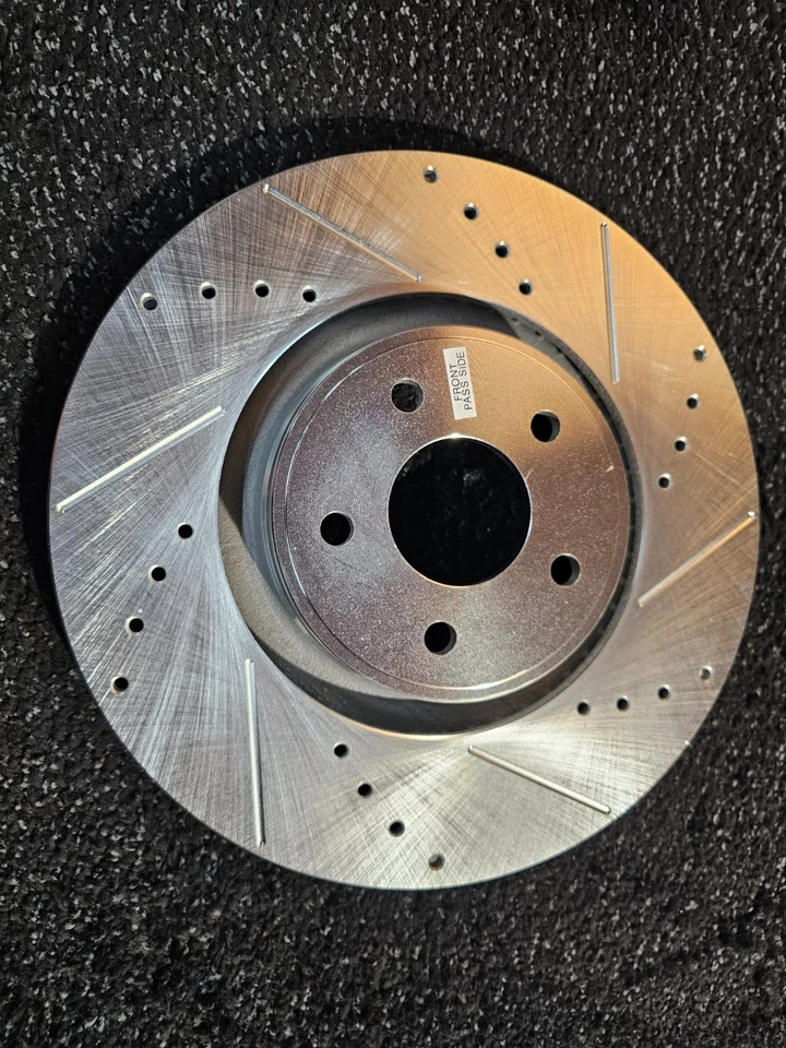 (CANTIDAD 2) Rotores de disco de freno PowerStop AR85176XR AR85176XL para Ford Focus 2014-2017 Foto 4 de 4