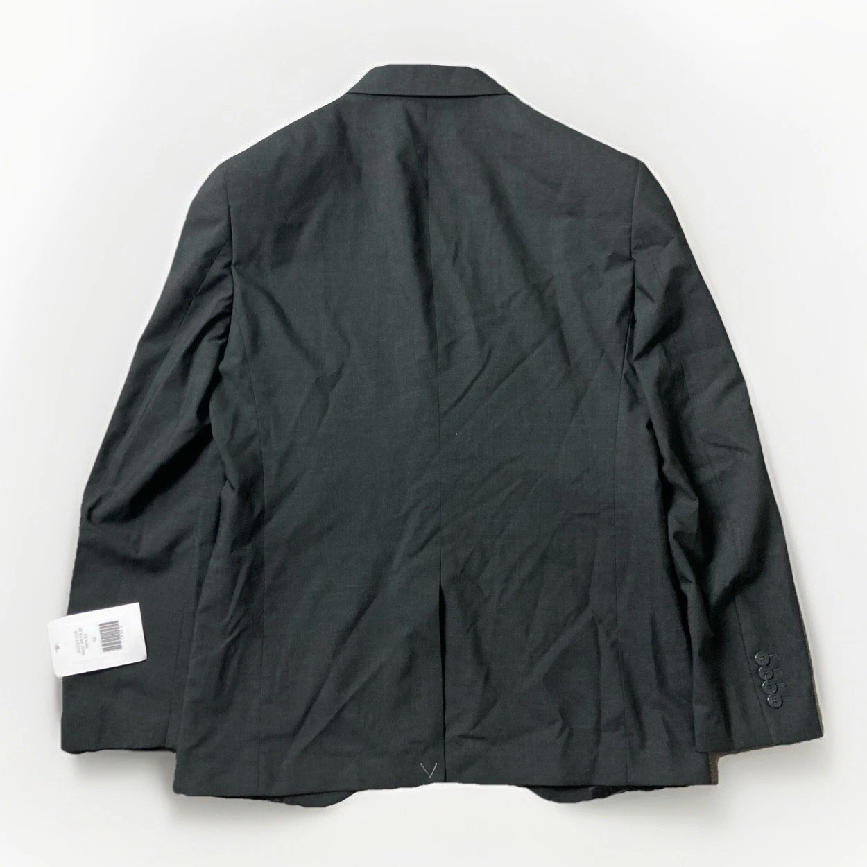 LOUIS VUITTON（LV） Giacca LOUIS VUITTON Uniformi Taglio Away 100% Lana Vergine Grigio Scuro EU 50 Nuova con etichette