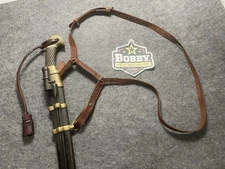 Russian Sword Cossack Shashka leather braces Sword-Belt (Replica)color do old