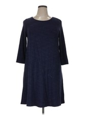 Hilary Radley Women Blue Casual Dress XL