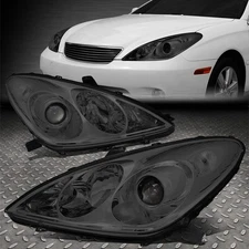 FOR 04-06 LEXUS ES330 OE STYLE SMOKED LENS CLEAR CORNER PROJECTOR HEADLIGHT LAMP
