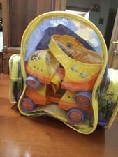 Pattini Gioco ROLLER Bimba Winnie Pooh Con Ginocchiere E Paragomiti