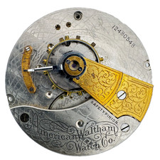 Antique 18s 1903 Waltham 7 Jewel Mechanical Pocket Watch Movement 18 USA