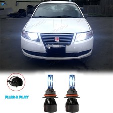 For Saturn Ion 2003-2007 2x 9004 Led Headlight Bulbs Conversion Kit 6000k White