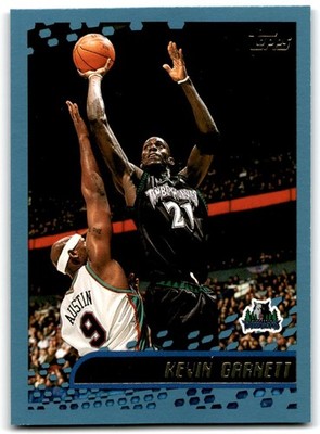 2001-02 Topps Kevin Garnett A Basketball Cards #21