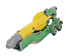 Vintage 1958 To 1960s Crescent Toys No 1268 Diecast Rocket Launcher Model Unbox.