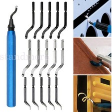 16pcs Rotary Deburr Blades Set Metal Deburring Tool Kit For Wood And Steel