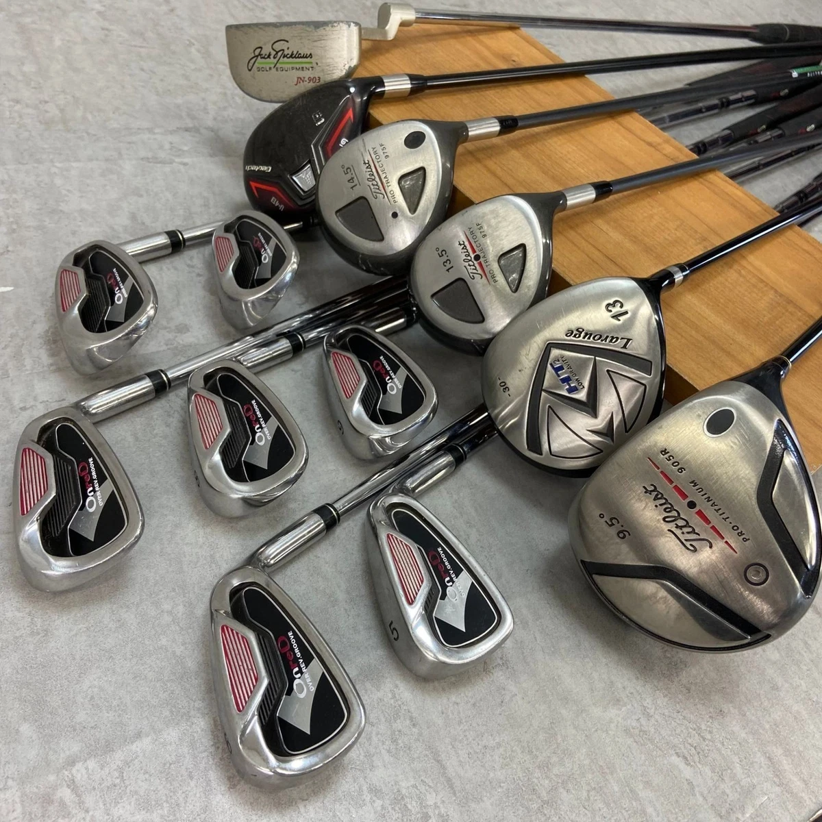 Titleist Larouge Men's Golf Club Set 13pcs Right Handed Driver Irons Putter