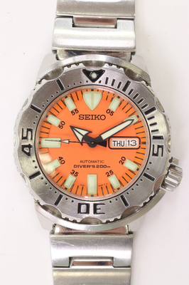 Seiko Orange Monster Diver's Automatic Watch 7S26-0350 Men's Japan