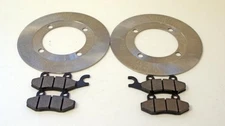 2008 2009 2010 Yamaha YXR700 700 Rhino Rear Brake Rotors And Rear Brake Pads