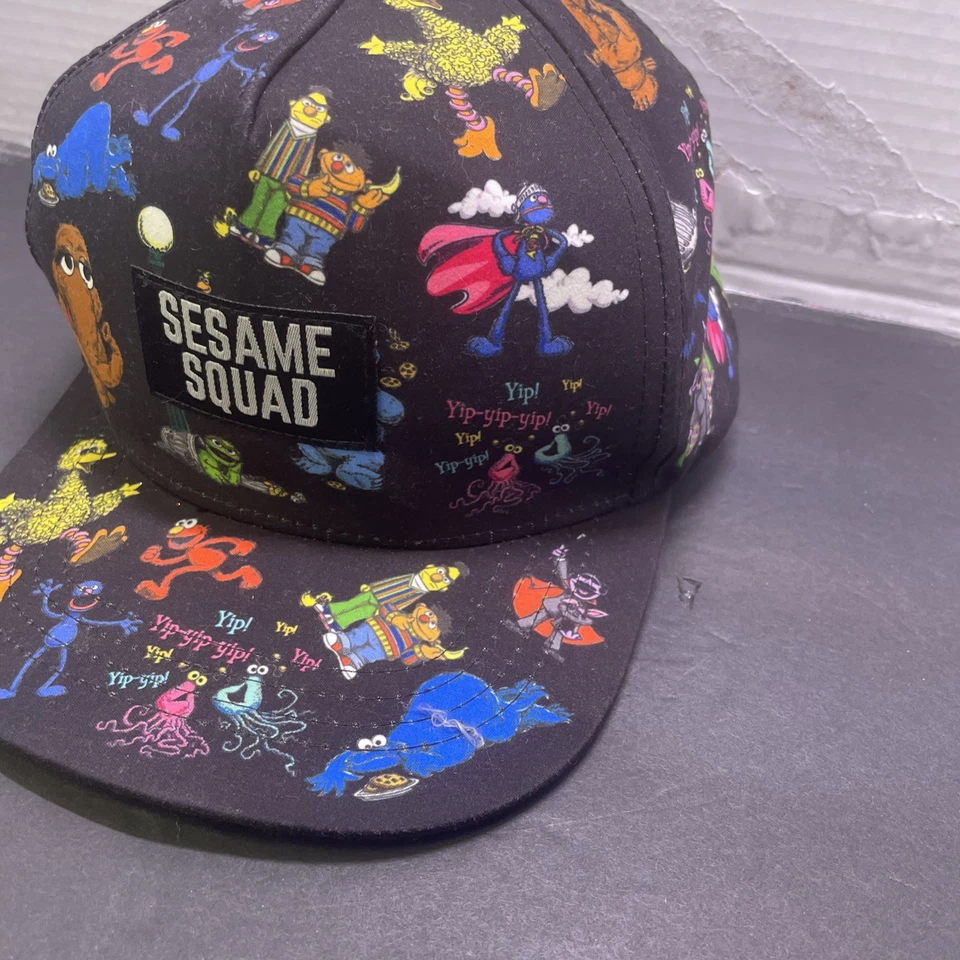 原装芝麻街队帽可调节平沿帽活力-青少年尺寸 — 第 3/4 张图片