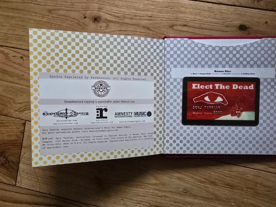 Serj Tankian : Elect The Dead : 2007 : 2 x CD Album Limited Edition : 286140-2 - Image 3 of 4