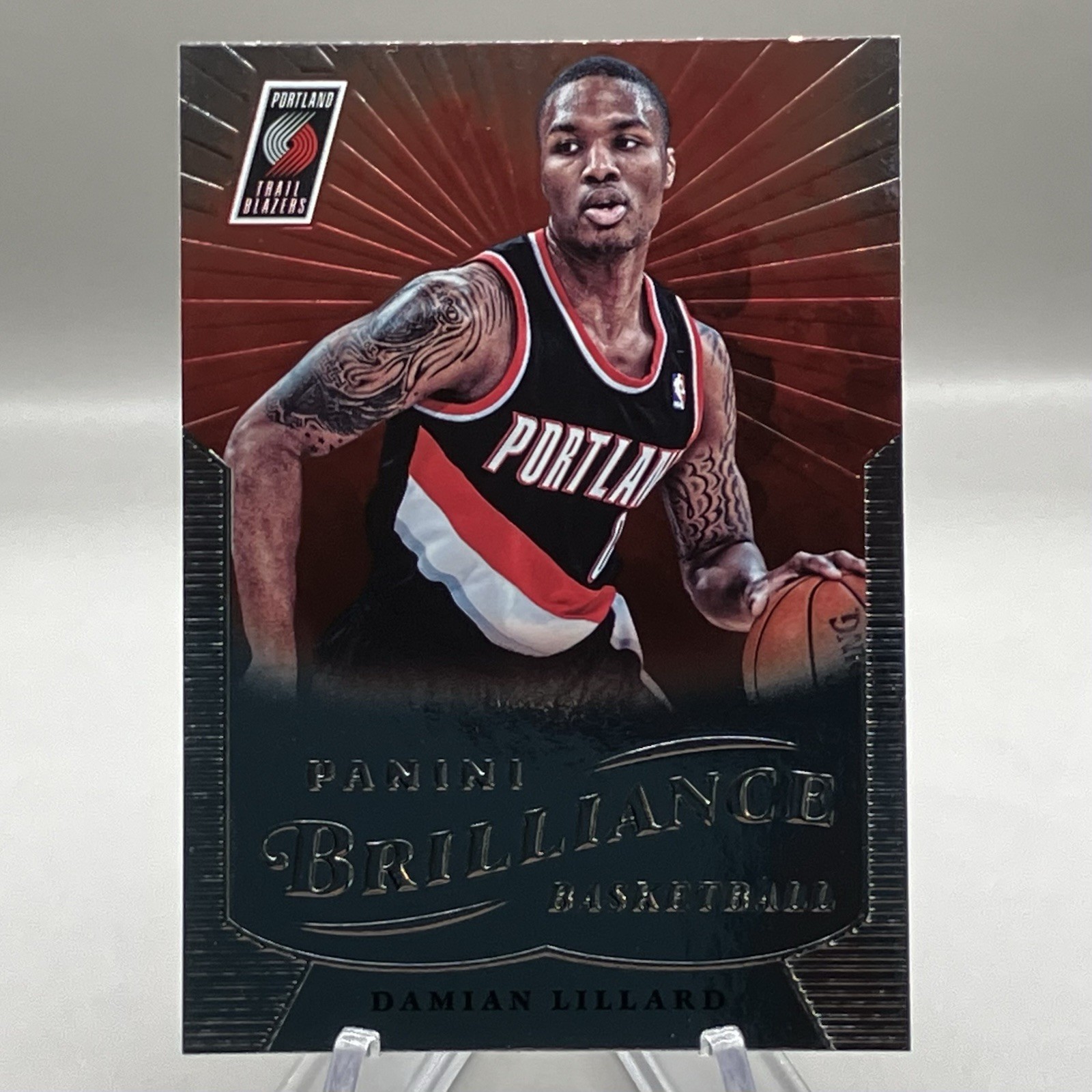  2012-13 Damian Lillard Panini Brilliance #283 Rookie Card RC 