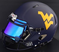 WEST VIRGINIA MOUNTAINEERS WVU Riddell Speed Full Size AUTHENTIC Football Helmet
