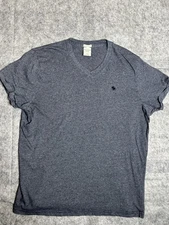 Abercrombie & Fitch V- Neck Muscle T-Shirt Gray Men’s Size XXL