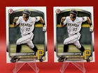 2025 Bowman Konnor Griffin  Pittsburgh Pirates Prospect Card #BP-86 2-Card Lot